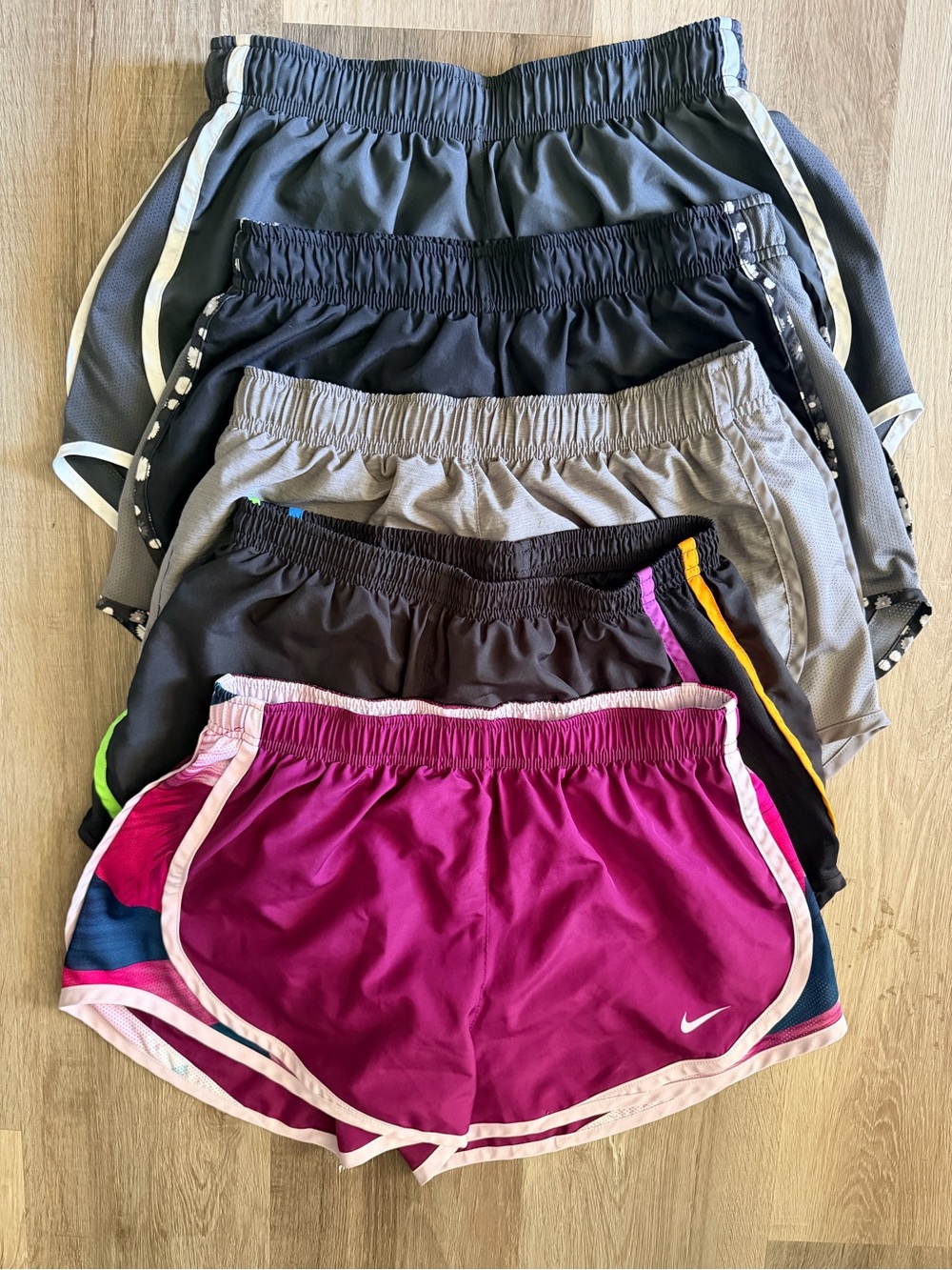 Nike Women’s Athletic Shorts- 5 Pairs